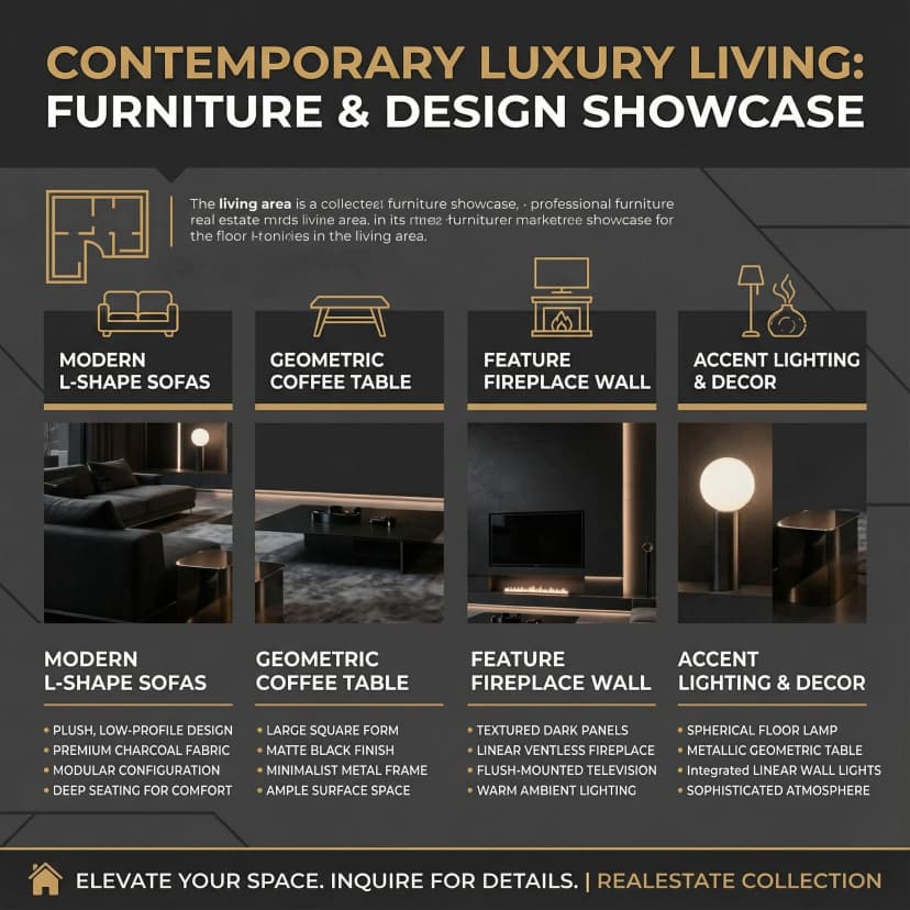Furniture Showcase Infographic