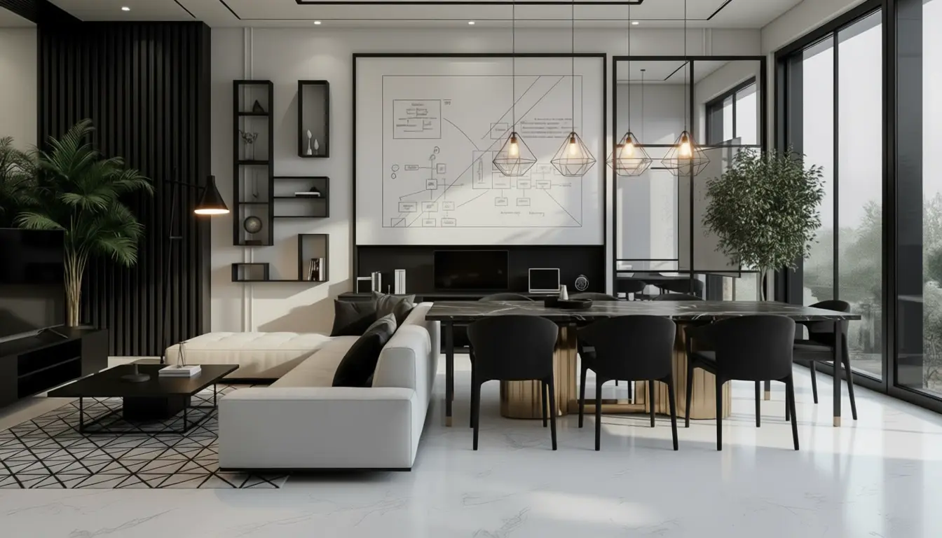 A room with its original lighting